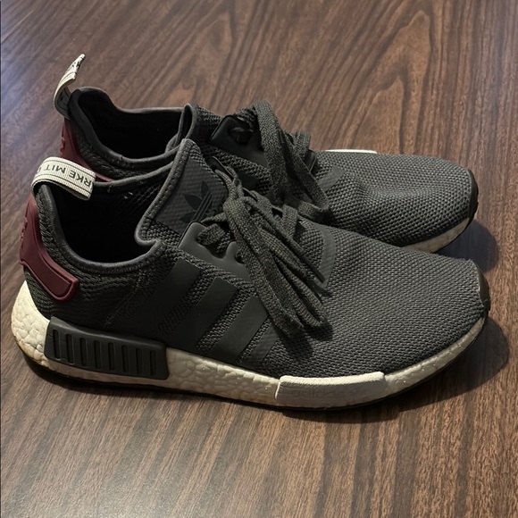 adidas Other - Adidas NMD R1 Size 10 Gray Maroon Sneakers Shoes